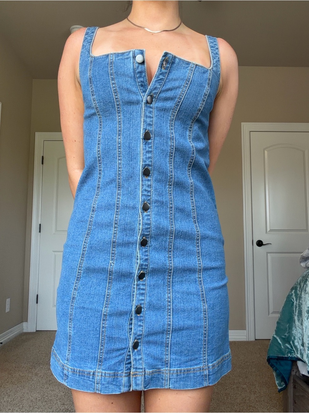 BDG Denim Mini Dress